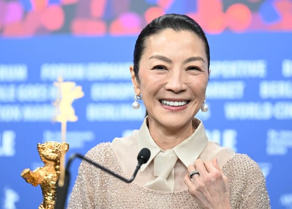Michelle Yeoh got a friend-shaped trophy